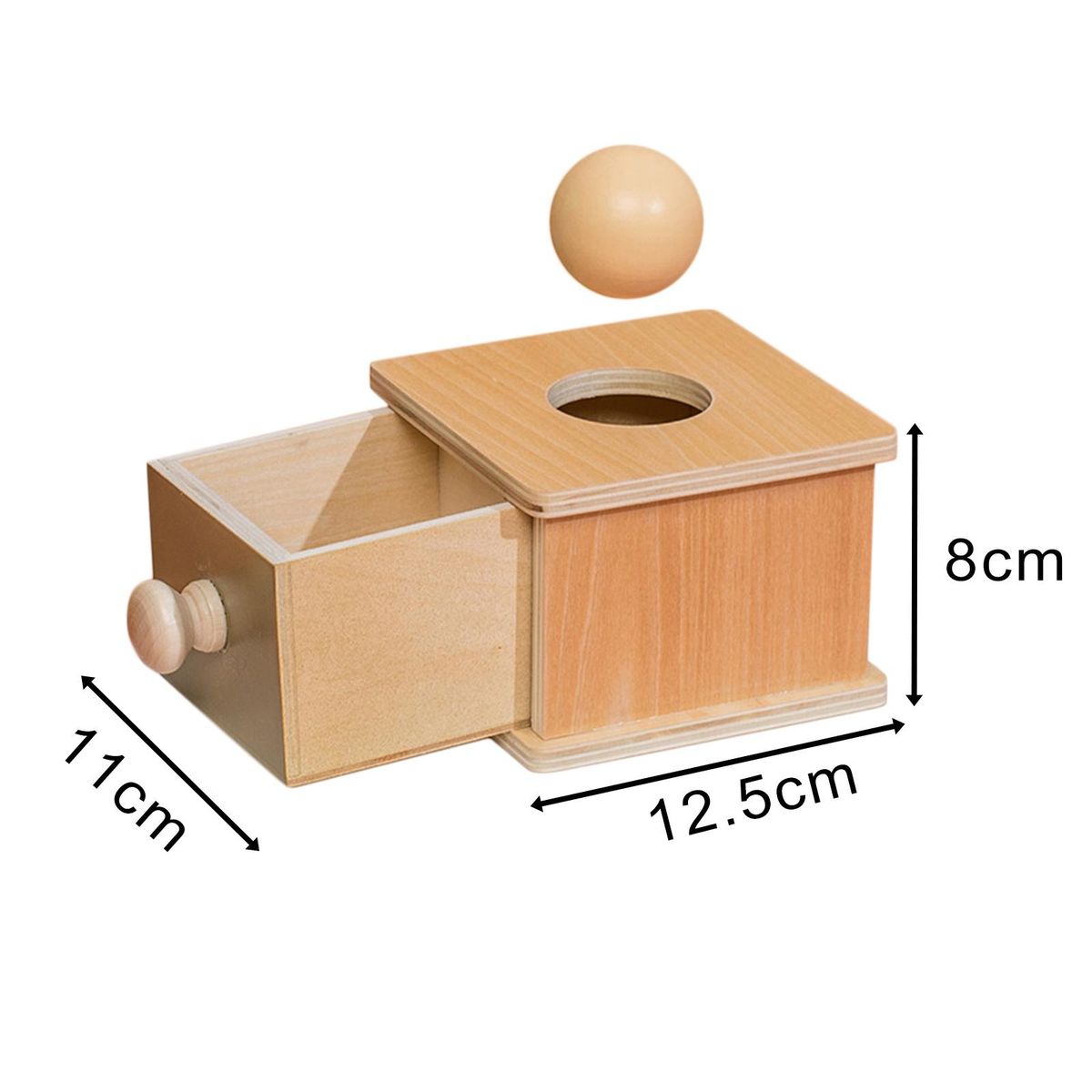 Coin Box With Drawer Early Educational Toy Learning