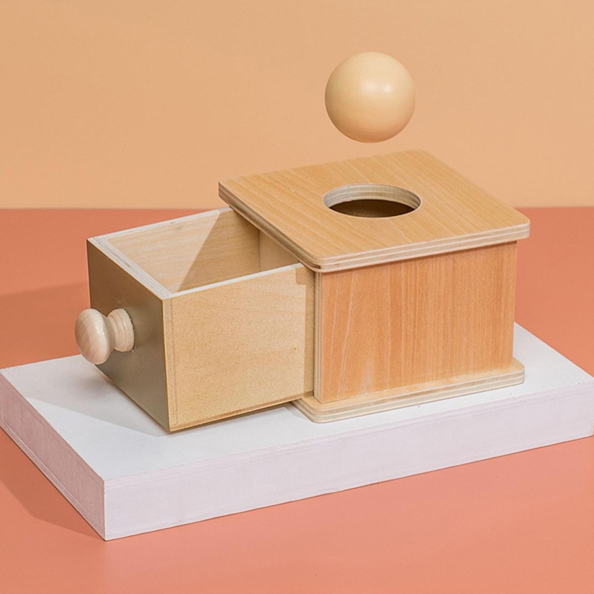 Coin Box With Drawer Early Educational Toy Learning