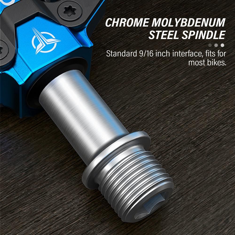 Bicycle Pedal Pedals Aluminum Alloy Flat Platform Applicable Waterproof Bicycle Parts