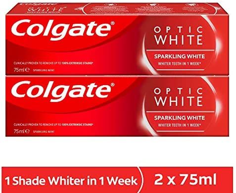 Whitening Toothpaste Optic White:- Sparkling White 2Pieces.