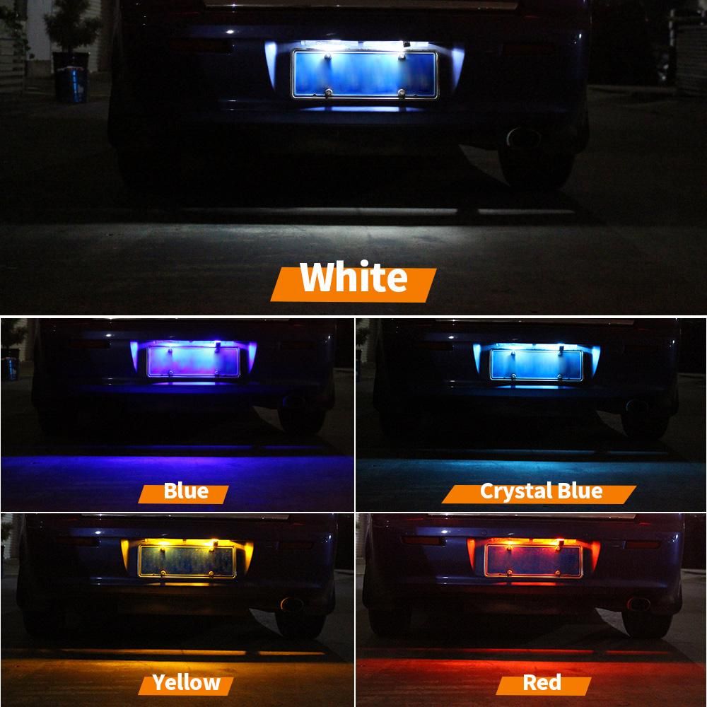 2pcs LED License Plate Light Bulb Accessories For Ford Explorer 2004- 2008 2009 2010 2011 2012 2013 2014 2015 2016 2017 2018