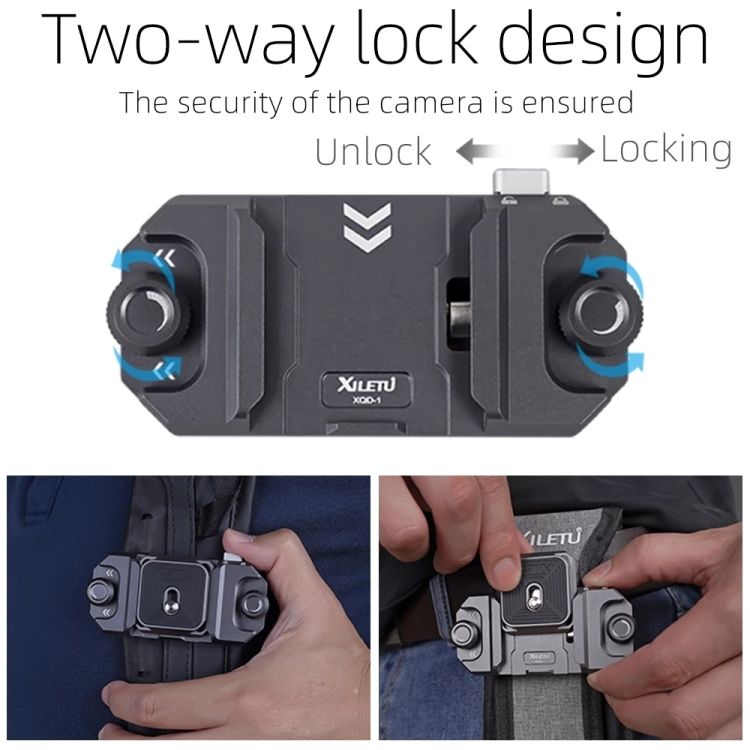 XILETU Camera Quick Release Plate,Spec: Capture Clip+PQ-38 Capture Clip+PQ-38