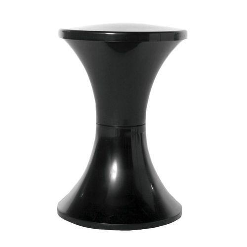 Stylish Plastic Stool - Black