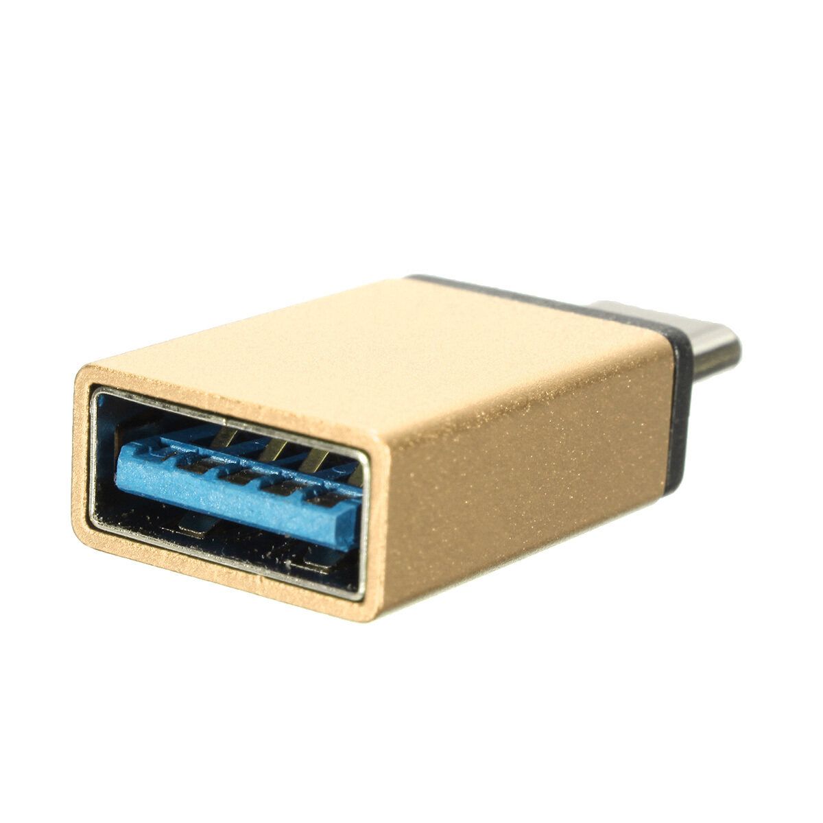 Type Male To USB 3.0 Female OTG USB 3.1 Data Sync Charge Converter Adapter Gold Gold