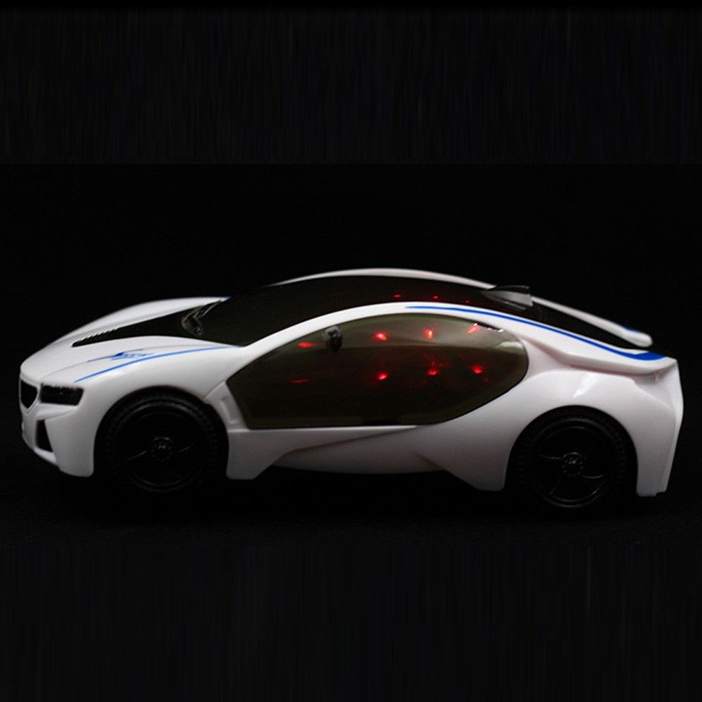 3D Supercar Style Electric Toy With Wheel Lights Music Singing Kids Boys Girls Gift Electric Universal()