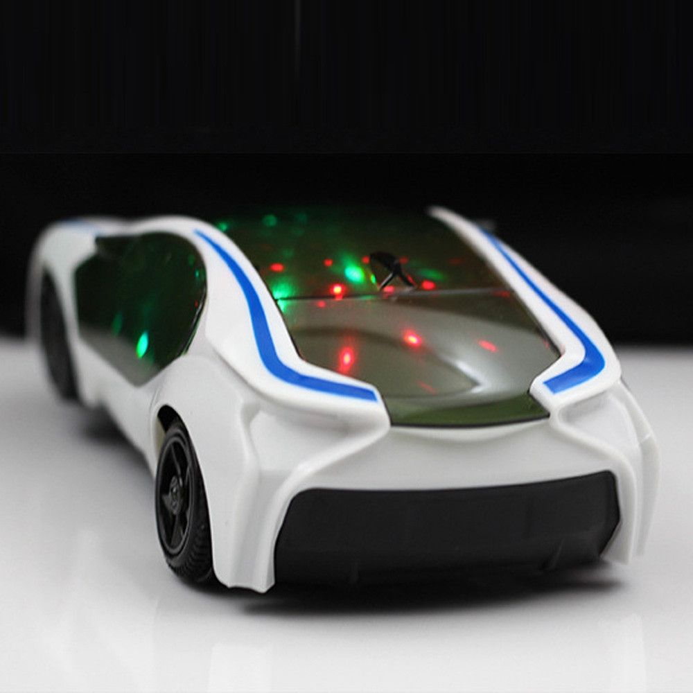 3D Supercar Style Electric Toy With Wheel Lights Music Singing Kids Boys Girls Gift Electric Universal()