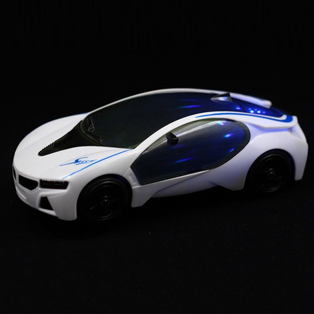 3D Supercar Style Electric Toy With Wheel Lights Music Singing Kids Boys Girls Gift Electric Universal()