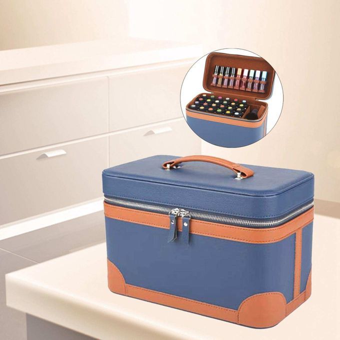 EVA Essential Oil Storage Case Double Layer Holder Organizer Home Use