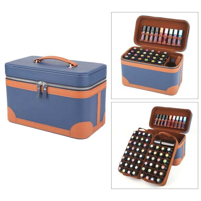 EVA Essential Oil Storage Case Double Layer Holder Organizer Home Use