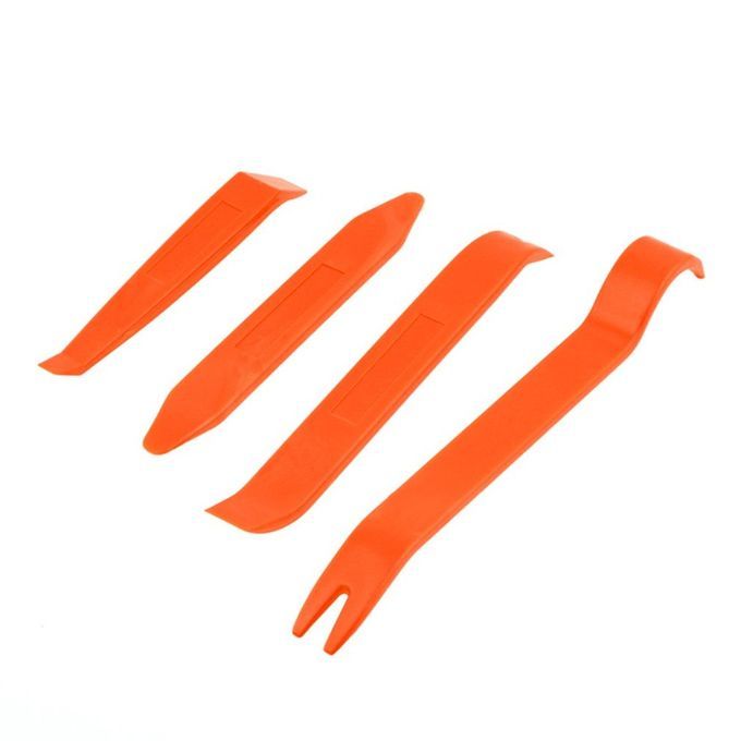 4P S 1 Set Pra Ti Al Auto  Ar   Install Panel Plasti  Trim Removal Tools Kit-Red