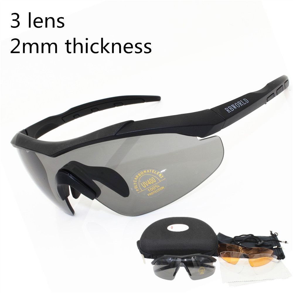 Tactical 3 Lens 2mm Thickness CROSSBOWer Tr90 Military