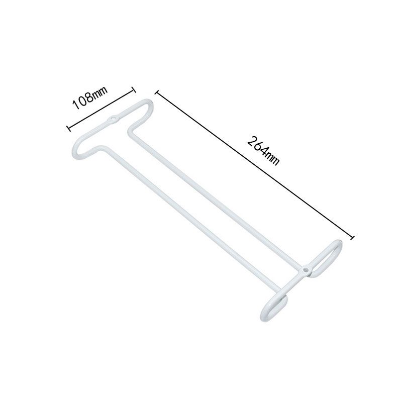 2PCS Simple Wine Glass Rack Inverted Tall Cup Holder Single