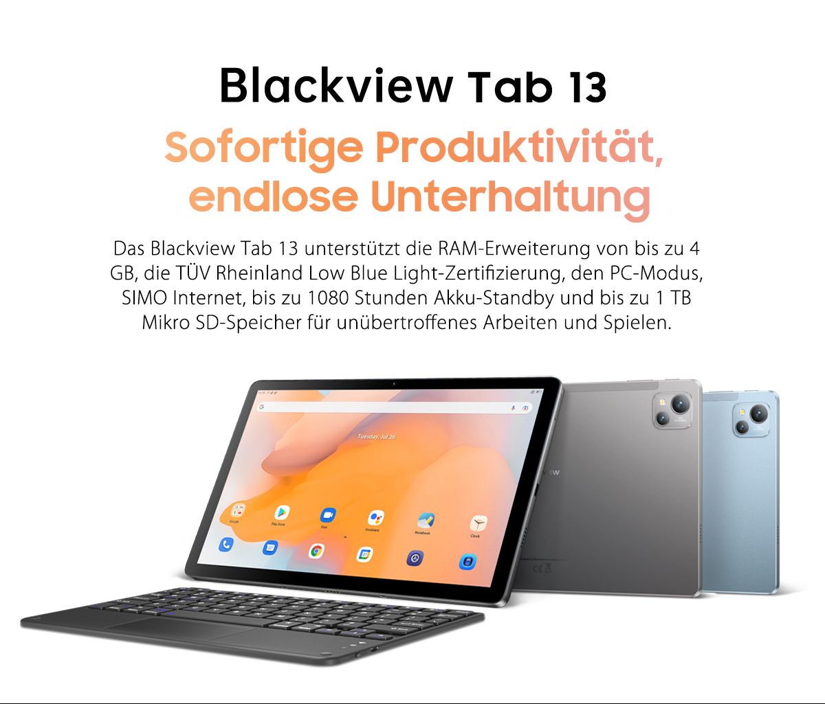 Blackview Tab13 10.1-inch 6+128G Smart Tablet