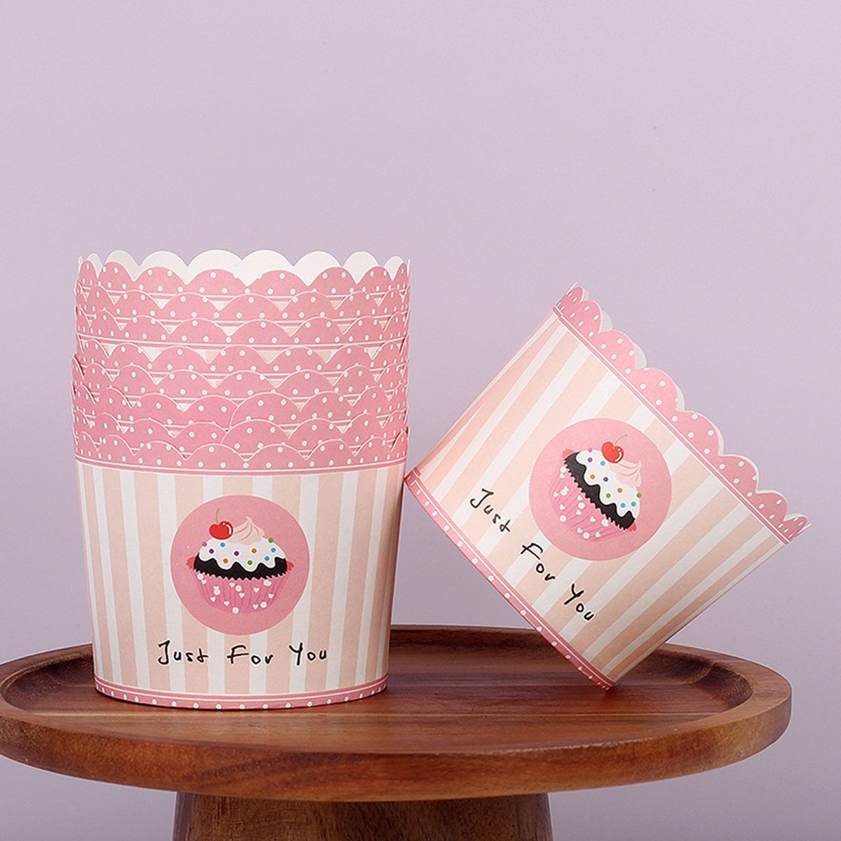 50Pcs Cake Liner   Decorative Wedding Muffin H