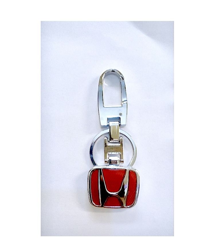 Red Honda Key Holder And Silicone Remote Case Cover