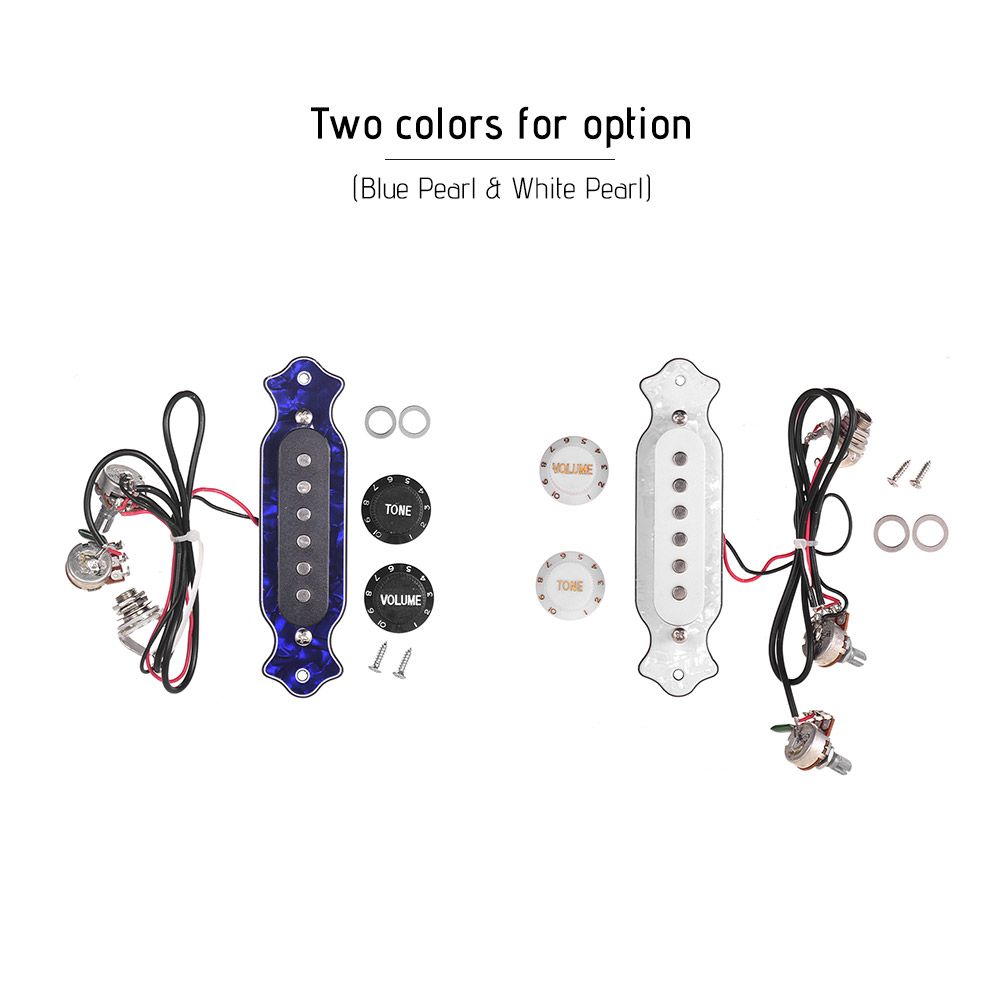 Blue Pearl Shell 6-String Sound Hole Magnetic Pickup With