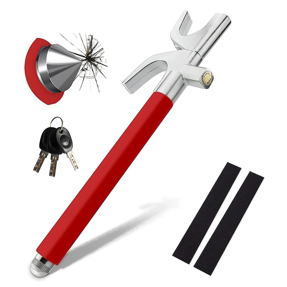Car Steering Wheel Lock U-shaped Anti-theft Lock For Truck Retractable Self- Safety Lock Window