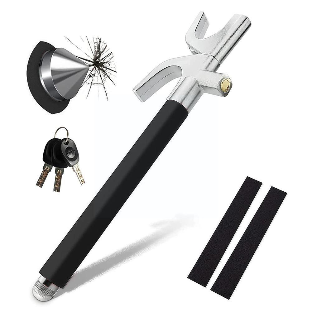 Car Steering Wheel Lock U-shaped Anti-theft Lock For Truck Retractable Self- Safety Lock Window