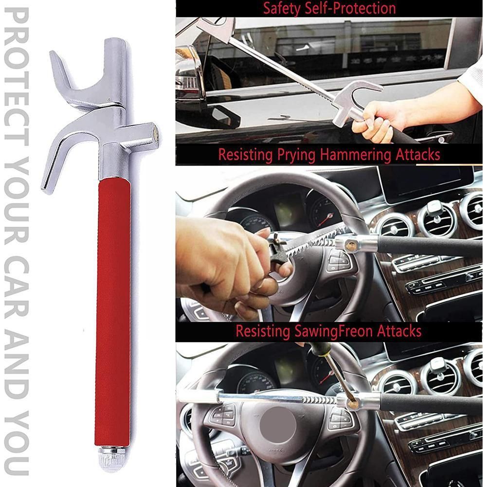 Car Steering Wheel Lock U-shaped Anti-theft Lock For Truck Retractable Self- Safety Lock Window
