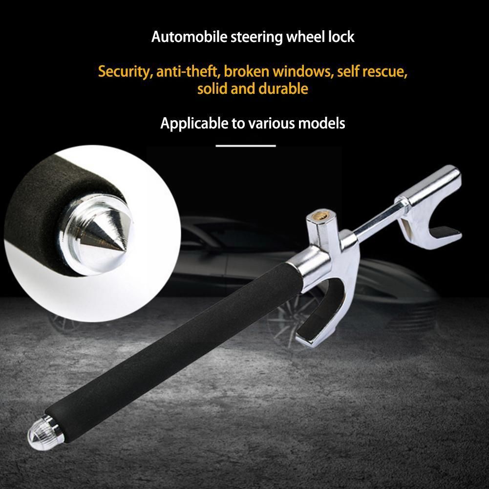 Car Steering Wheel Lock U-shaped Anti-theft Lock For Truck Retractable Self- Safety Lock Window