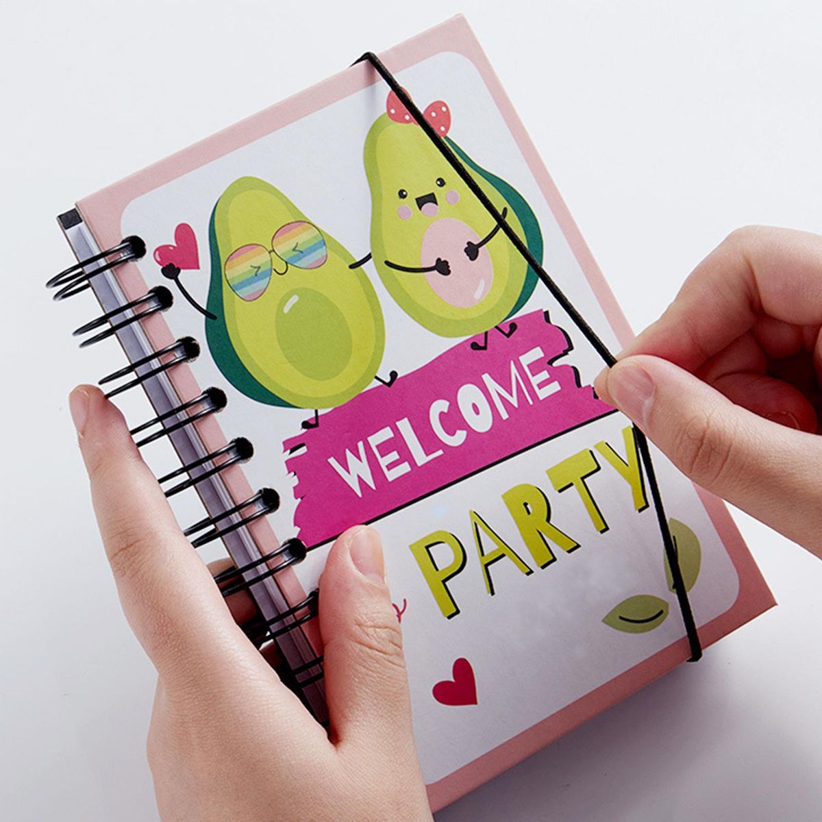 A6 Spiral Notebook College Ruled Notebook WELCOME