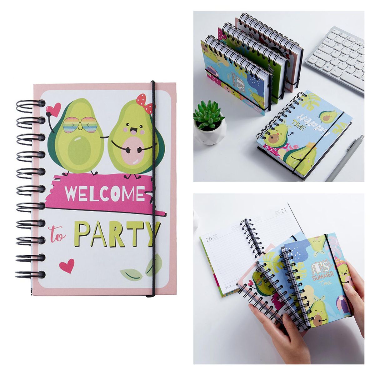 A6 Spiral Notebook College Ruled Notebook WELCOME