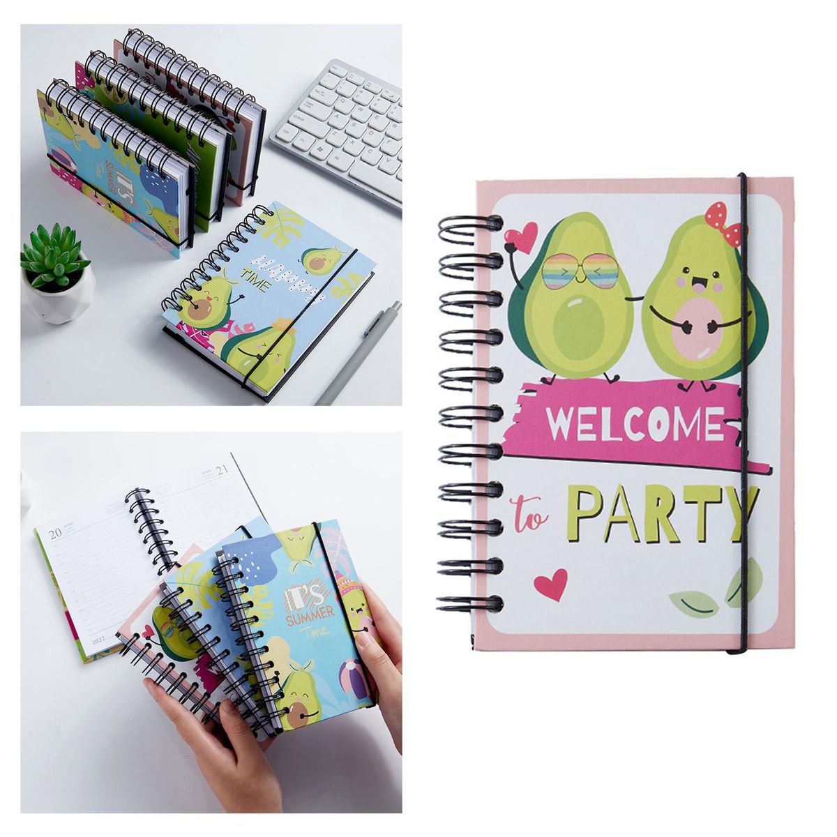 A6 Spiral Notebook College Ruled Notebook WELCOME