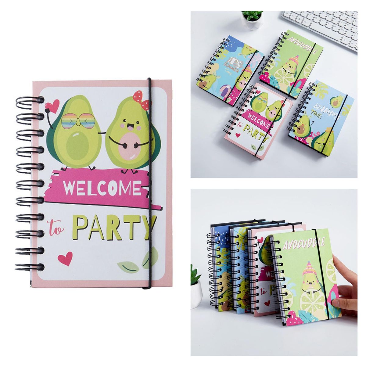 A6 Spiral Notebook College Ruled Notebook WELCOME