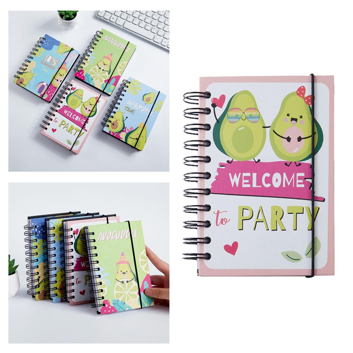 A6 Spiral Notebook College Ruled Notebook WELCOME