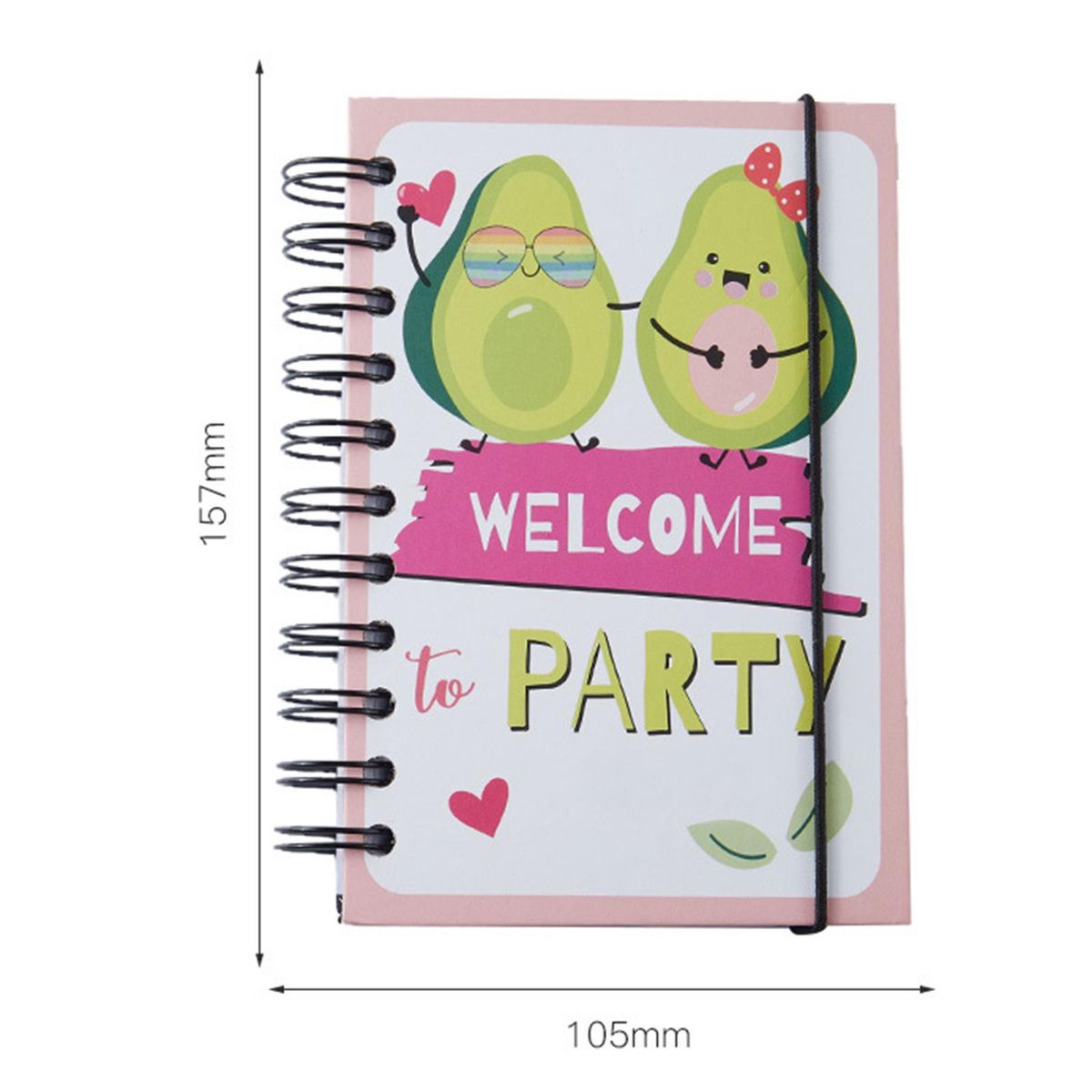 A6 Spiral Notebook College Ruled Notebook WELCOME