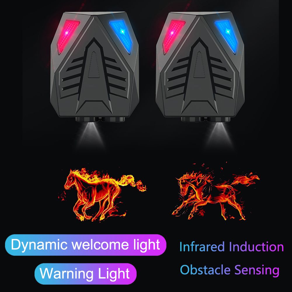 Car Door Laser Projector 500mah Dynamic Welcome Light Infrared R Switch Anti Collision