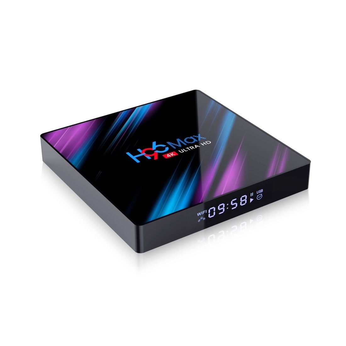 H96 Max-3318 4K Ultra HD Android TV Box With Remote Controller, Android 9.0, RK3318 Quad-Core 64bit Cortex-A53, WiFi 2.4G/5G, Bluetooth 4.0, EMMC 16G FLASH, 2GB SDRAM