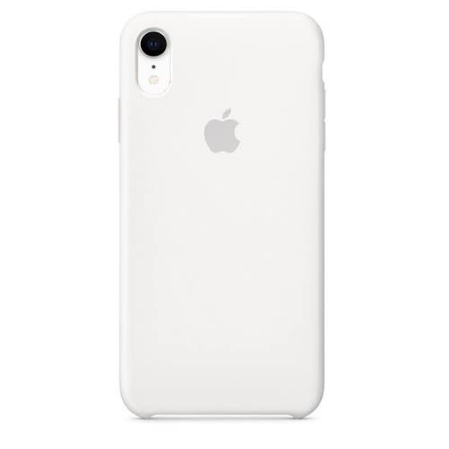 Silicone Back Cover For iPhone Xr - White
