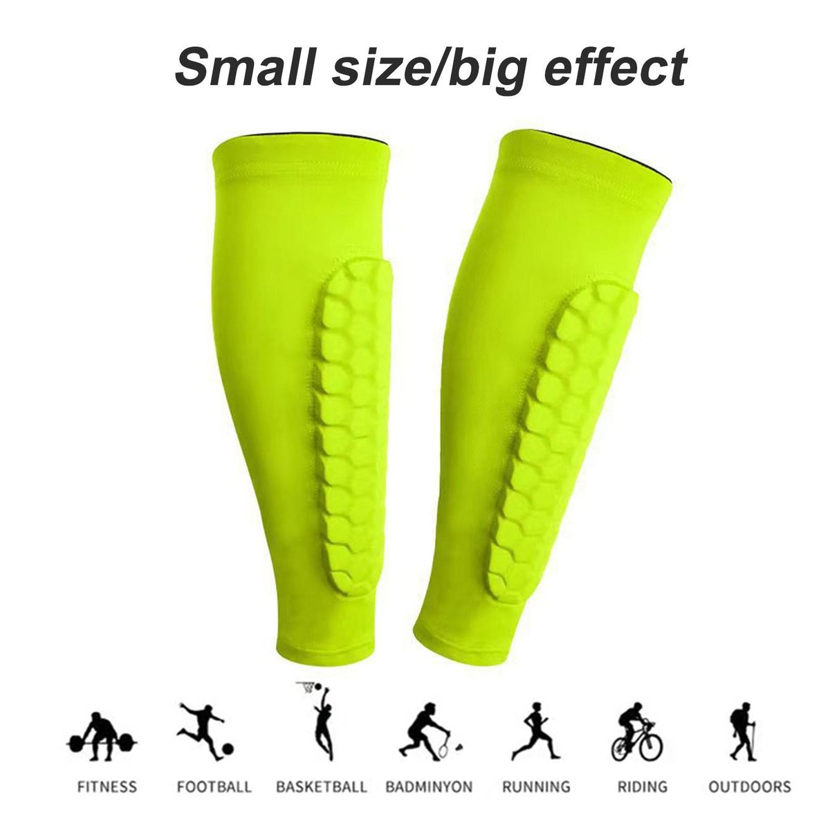 Scratch-resistant Shin Guards Advanced Soccer Shin Guards for Adults Green