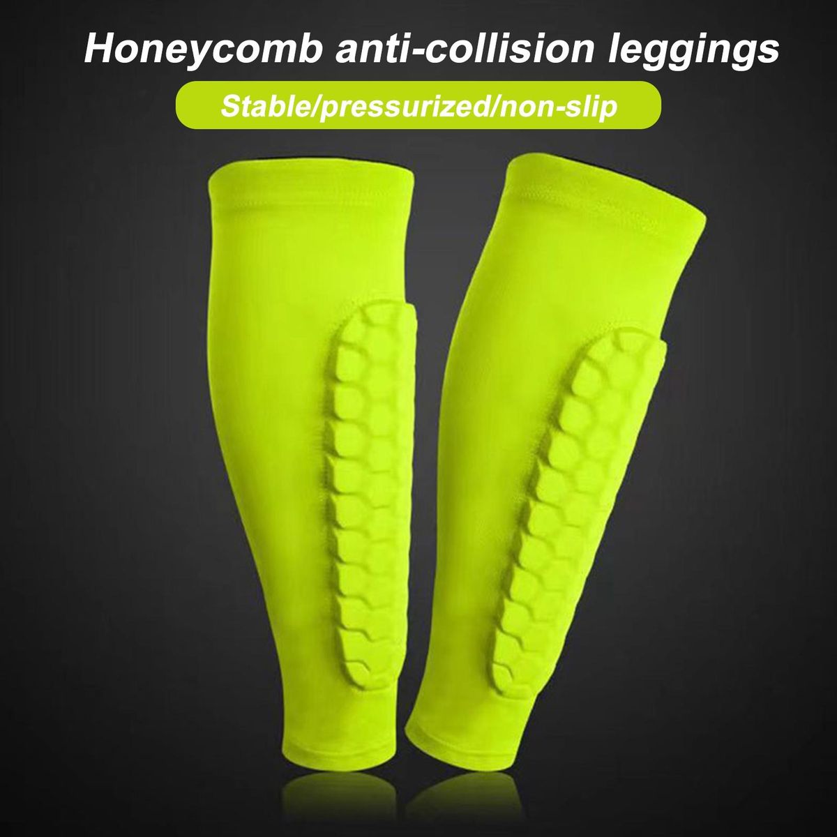 Scratch-resistant Shin Guards Advanced Soccer Shin Guards for Adults Green
