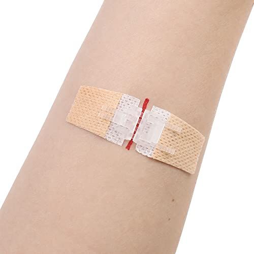 LotFancy Emergency Laceration Closures 4Count Surgical Sutur