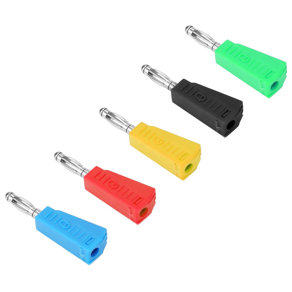 10pcs P3002 4mm Nickel Plated Speaker Banana Plug Connector