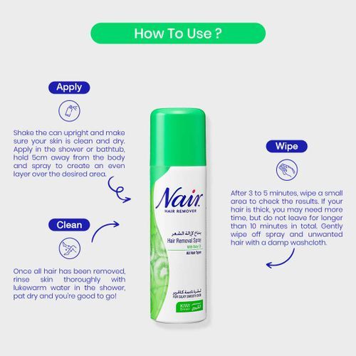 Hair Removal Spray Kiwi Extract