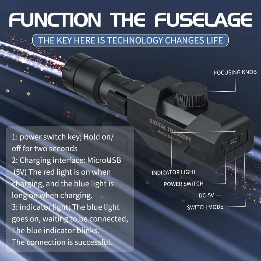 2 Million Pixel  70X Electronic  Large Aperture Objective