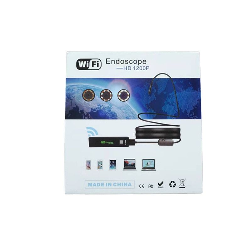 Wifi Flexible Endoscope Camera Ip68  Camera Wireless 3 In 1 Far Focus Borescope For Android Phone Type C Smartphone