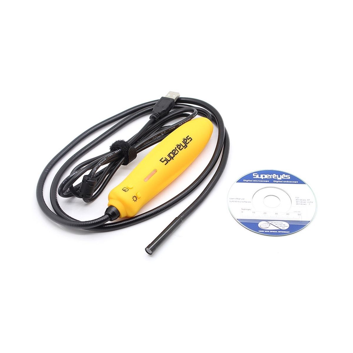 USB  Endoscope Supereyes N013j 7mm And 50X Magnification, Submersible