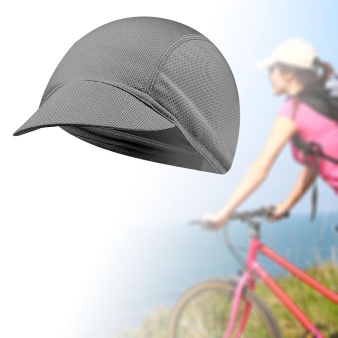 Cycling Hat Sun Visor Women Men Quick Dry For Riding Travel Dark Gray