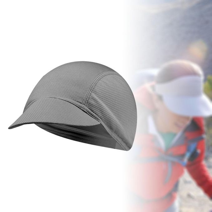 Cycling Hat Sun Visor Women Men Quick Dry For Riding Travel Dark Gray