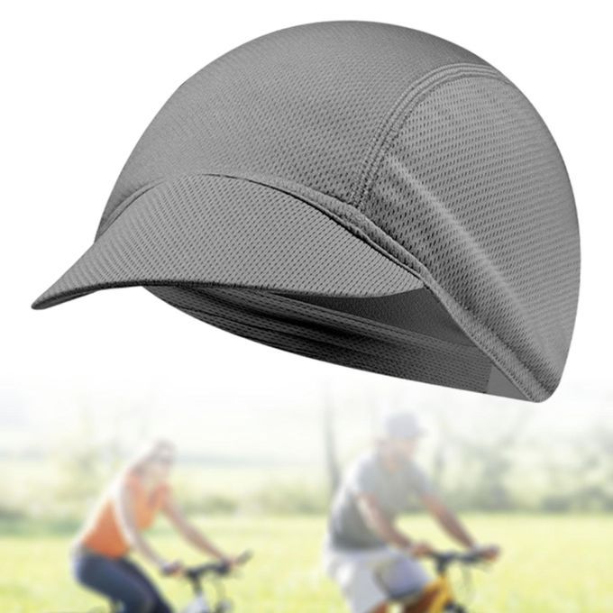 Cycling Hat Sun Visor Women Men Quick Dry For Riding Travel Dark Gray