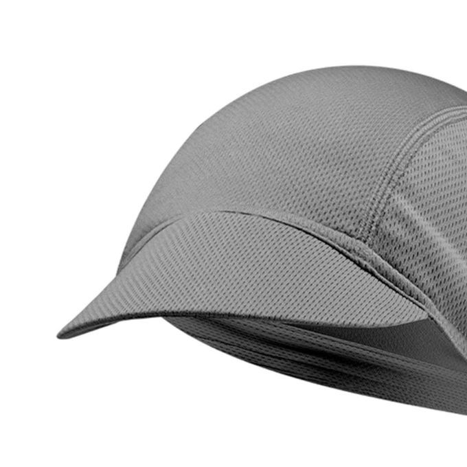 Cycling Hat Sun Visor Women Men Quick Dry For Riding Travel Dark Gray