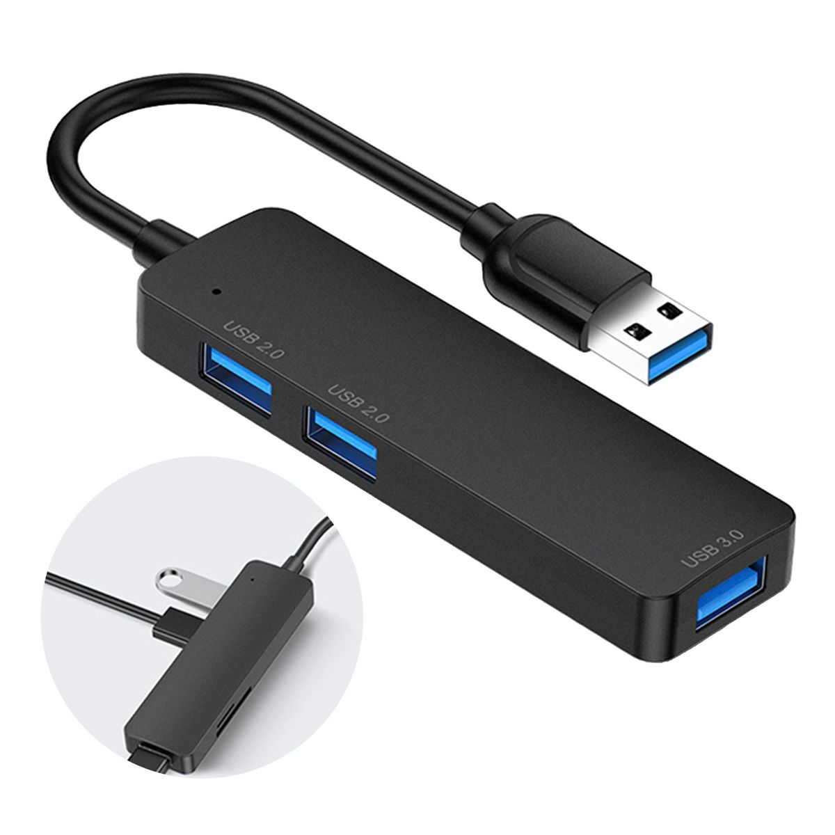 Splitter 5 In 1 Portable High Speed Hub USB 3.0