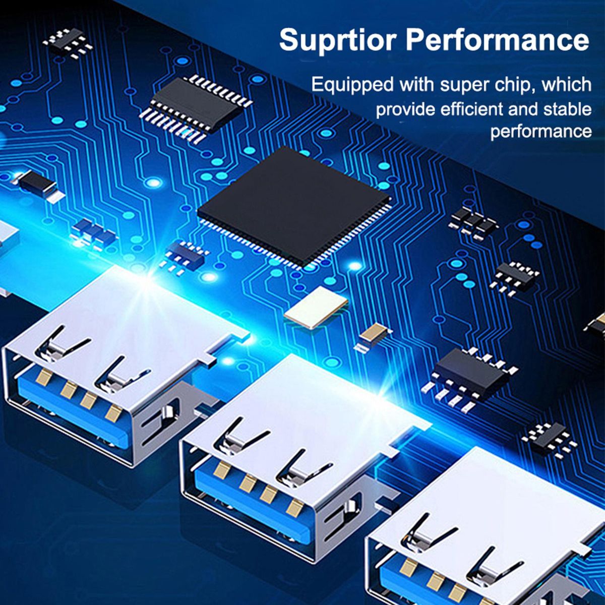 Splitter 5 In 1 Portable High Speed Hub USB 3.0