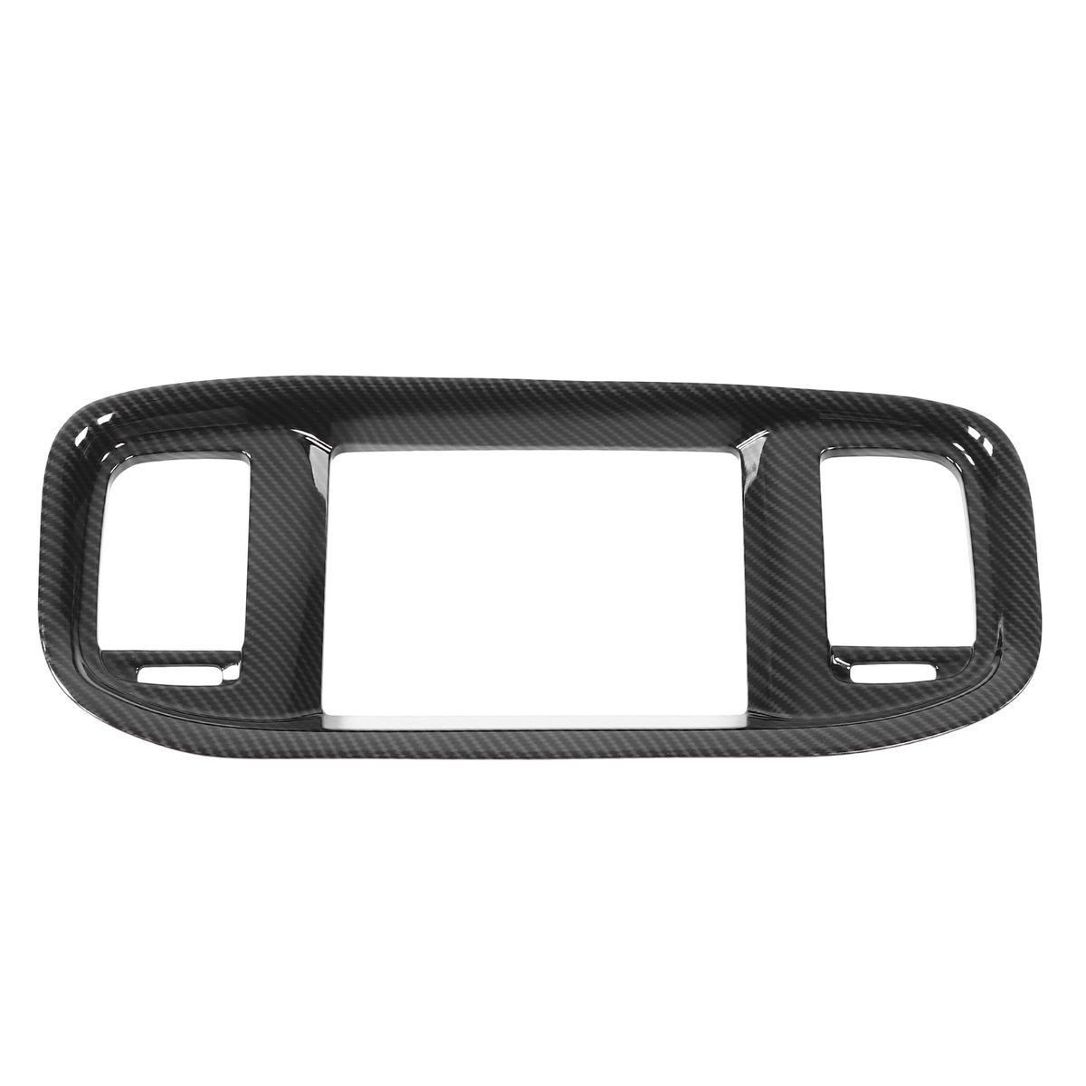 Carbon Fiber Style DVD Navigation Screen Frame Cover Trim