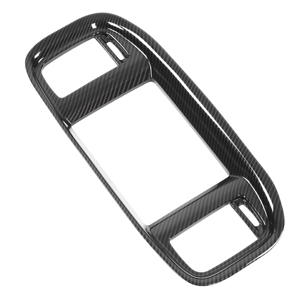 Carbon Fiber Style DVD Navigation Screen Frame Cover Trim