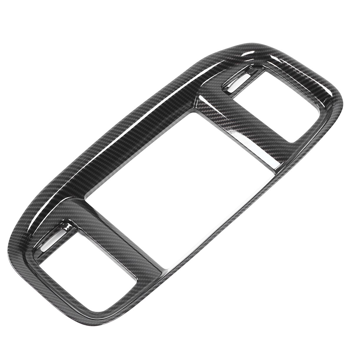 Carbon Fiber Style DVD Navigation Screen Frame Cover Trim